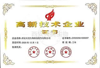 Certificate of high Certificate of high