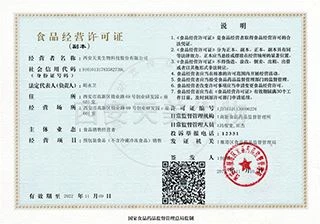 Food business license Food business license